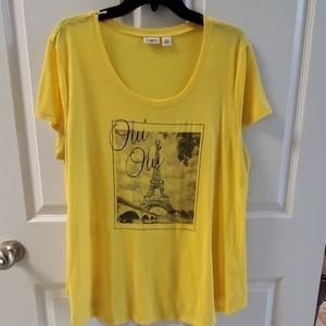 Cato Womens Short Sleeve Top